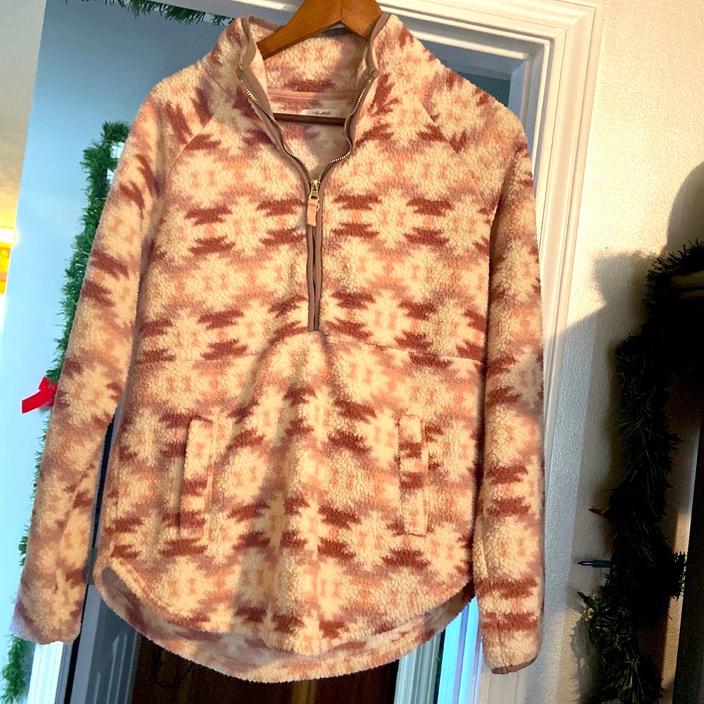 Maurices pink sherpa.